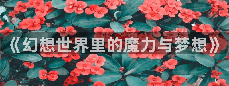 新新漫画官方正版下载：《幻想世界里的魔力与梦想》